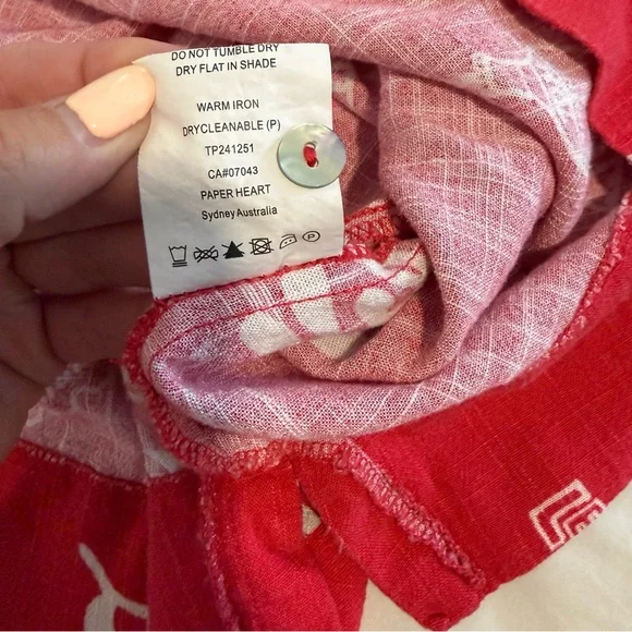 Paper Heart Linen Tequila Anthropologie Dress - Picture 6 of 9